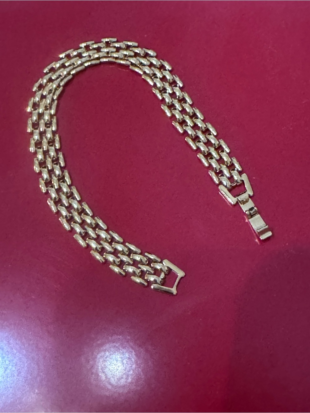 Classic Gold-tone Panther Link Bracelet